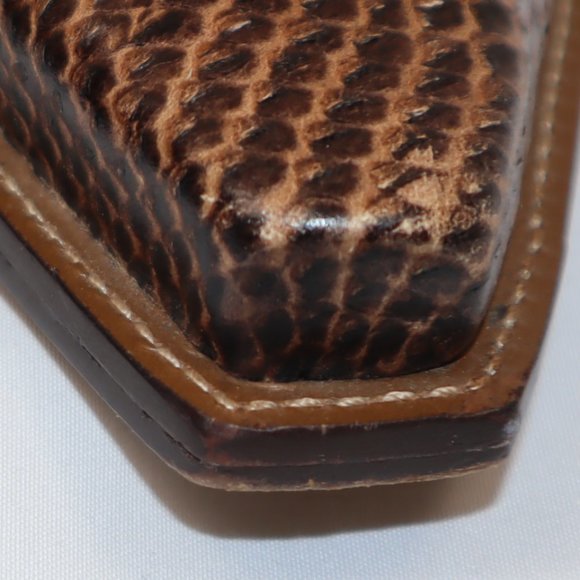 Pikolinos BCBGirls Taupe Leather Pointed Slip On Cowboy Mules Women's Size 10 - Picture 6 of 12